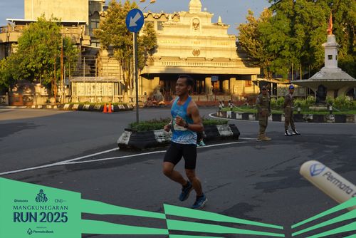 Race photo from Mangkunegaran Run 2025
