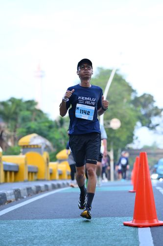 Race photo from KEMLU RUN 2025