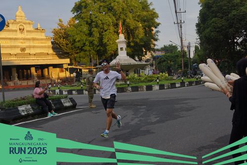 Race photo from Mangkunegaran Run 2025