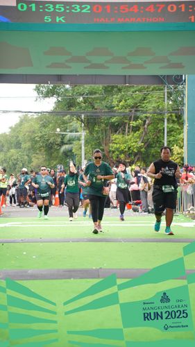 Race photo from Mangkunegaran Run 2025