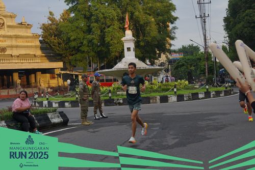 Race photo from Mangkunegaran Run 2025