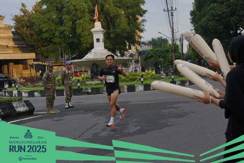 Race photo from Mangkunegaran Run 2025