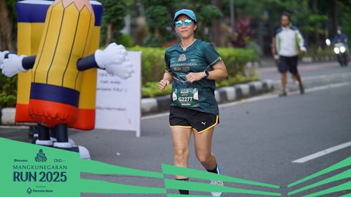 Race photo from Mangkunegaran Run 2025