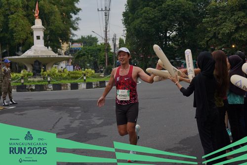 Race photo from Mangkunegaran Run 2025