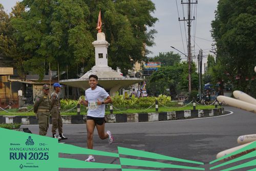 Race photo from Mangkunegaran Run 2025