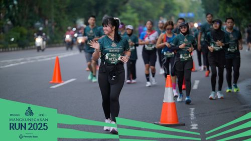 Race photo from Mangkunegaran Run 2025