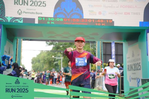 Race photo from Mangkunegaran Run 2025
