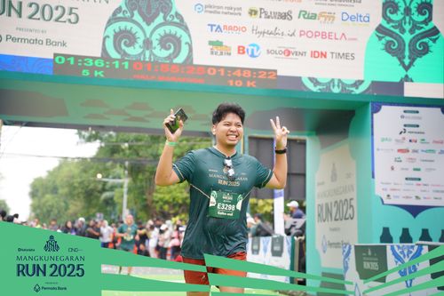 Race photo from Mangkunegaran Run 2025