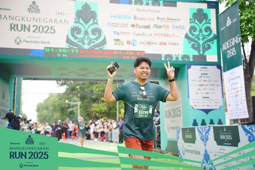 Race photo from Mangkunegaran Run 2025