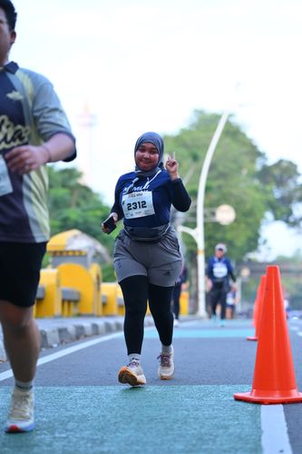 Race photo from KEMLU RUN 2025