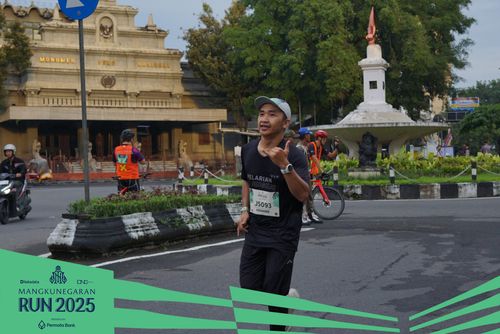 Race photo from Mangkunegaran Run 2025