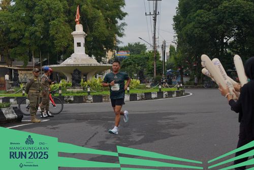 Race photo from Mangkunegaran Run 2025