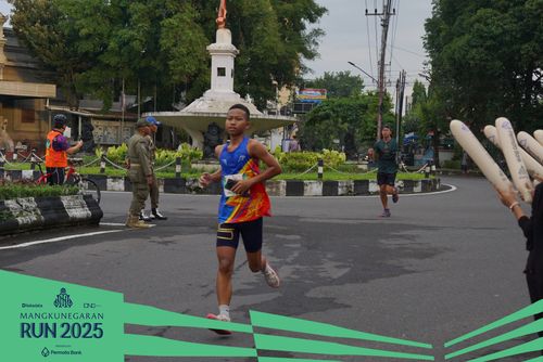 Race photo from Mangkunegaran Run 2025