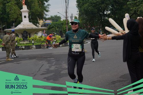 Race photo from Mangkunegaran Run 2025