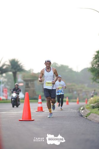 Race photo from Taman Budaya x BOGORUN 2025