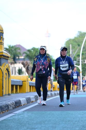 Race photo from KEMLU RUN 2025