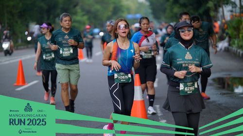 Race photo from Mangkunegaran Run 2025