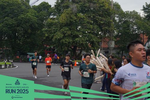 Race photo from Mangkunegaran Run 2025