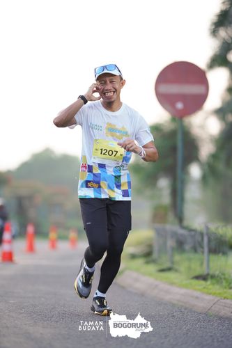 Race photo from Taman Budaya x BOGORUN 2025
