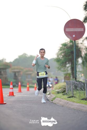 Race photo from Taman Budaya x BOGORUN 2025
