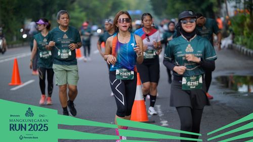 Race photo from Mangkunegaran Run 2025