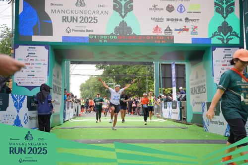 Race photo from Mangkunegaran Run 2025