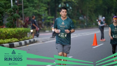 Race photo from Mangkunegaran Run 2025