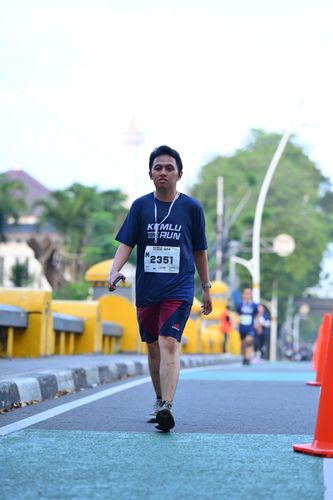 Race photo from KEMLU RUN 2025