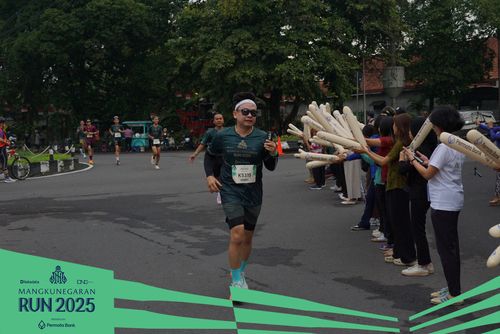 Race photo from Mangkunegaran Run 2025