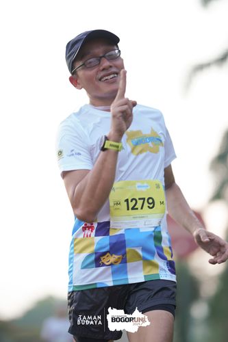 Race photo from Taman Budaya x BOGORUN 2025