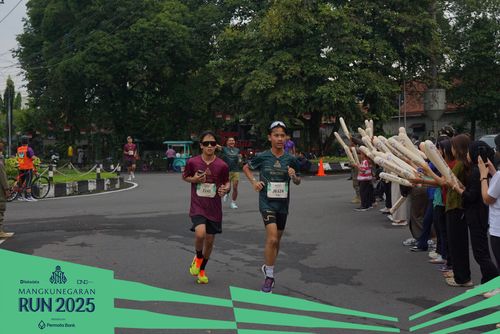 Race photo from Mangkunegaran Run 2025