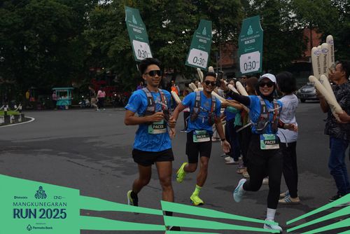 Race photo from Mangkunegaran Run 2025