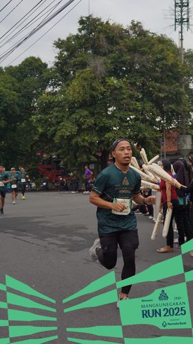 Race photo from Mangkunegaran Run 2025