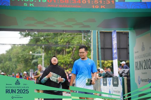 Race photo from Mangkunegaran Run 2025