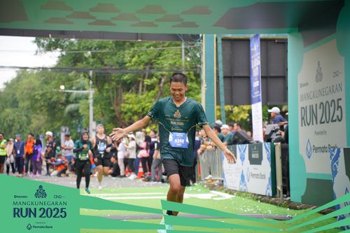 Race photo from Mangkunegaran Run 2025