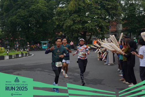Race photo from Mangkunegaran Run 2025