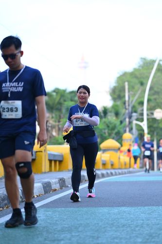 Race photo from KEMLU RUN 2025