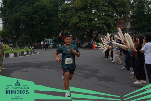 Race photo from Mangkunegaran Run 2025