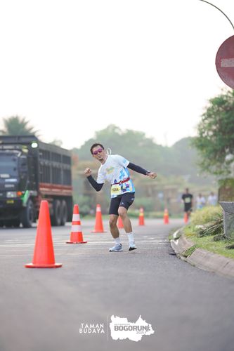 Race photo from Taman Budaya x BOGORUN 2025