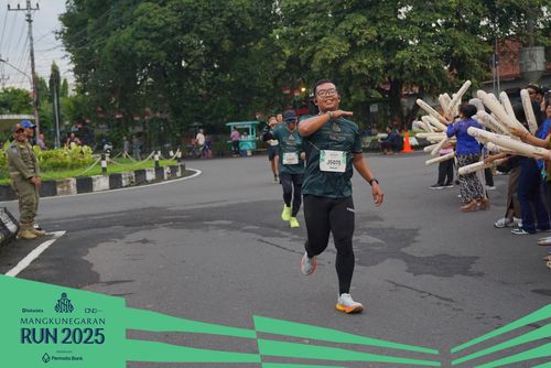 Race photo from Mangkunegaran Run 2025