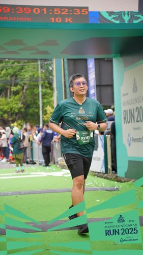 Race photo from Mangkunegaran Run 2025