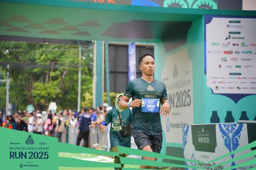 Race photo from Mangkunegaran Run 2025