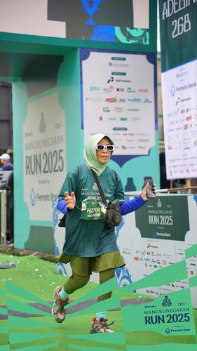 Race photo from Mangkunegaran Run 2025