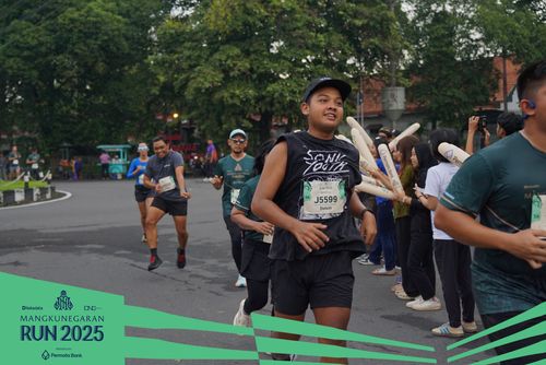 Race photo from Mangkunegaran Run 2025
