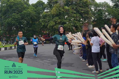Race photo from Mangkunegaran Run 2025