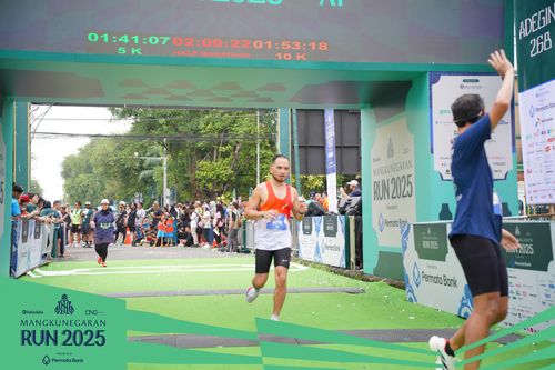 Race photo from Mangkunegaran Run 2025
