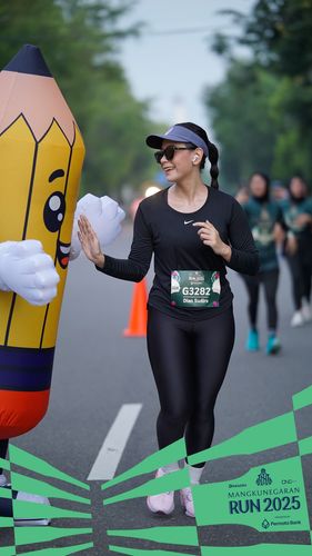 Race photo from Mangkunegaran Run 2025