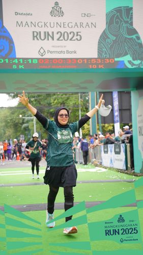 Race photo from Mangkunegaran Run 2025
