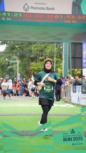 Race photo from Mangkunegaran Run 2025
