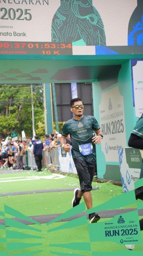 Race photo from Mangkunegaran Run 2025